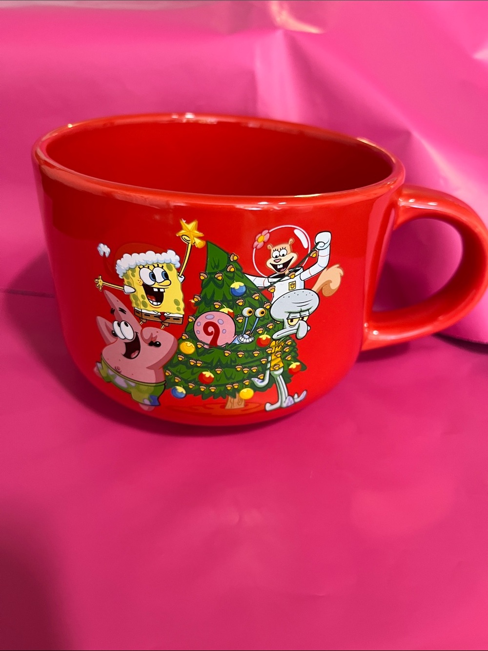 Oversized SpongeBob SquarePants Holiday Mug